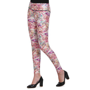 Ropa deportiva sublimada, pantalones de Yoga para mujer, mallas elásticas de cintura alta para gimnasio, mallas de Yoga con cintura elástica de alta calidad para invierno - Product Image 2