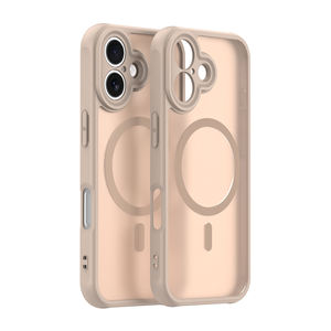 เคสโทรศัพท์ป้องกันแบบเกราะแข็ง TPU แม่เหล็กผิวสัมผัสยืดหยุ่นมีกระดุมผิวสัมผัสนุ่มสำหรับ iPhone17 Air Pro max/ Galaxy/Pixel - Product Image 1