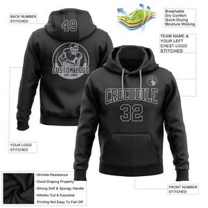 Premium Quality <b>Grey</b> Black Design Fleece Full Dye Sublimation <b>Sweatshirts</b> Jumpers <b>Mens</b> 100% Polyester Fleece Hoodies - Product Image 2