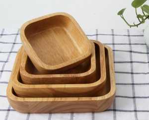 เชิงเทียนไม้แกะสลักจากไม้ paulownia เชิงเทียนไม้แบบชนบทสำหรับตกแต่งบ้านเป็นเทียนวันเกิดกลางชาม - Product Image 4