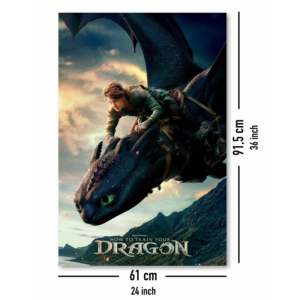 How to Train Your Dragon Live Action Movie <b>Posters</b> Modern Design Style Printed on Paper - Product Image 4