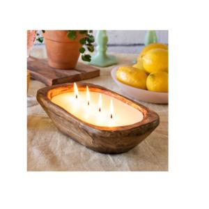 Ensemble de bols en bois design de nouvelle arrivée pour un usage général ensemble de bols de qualité supérieure en bois de mangue produit fabriqué en Inde - Product Image 4