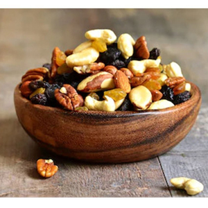 Juego de cuencos de madera duraderos de 2 pequeños de madera de acacia para alimentos seguros frutas secas sopa de nueces personalizado en tamaño e impresión de logotipo por HHO - Product Image 5