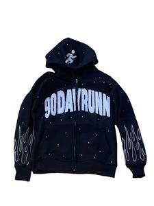 Sweat-shirts à capuche personnalisés en molleton de coton de haute qualité, poids lourd, fabrication sur mesure, fermeture éclair intégrale, broderie personnalisée - Product Image 5