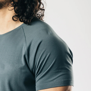 Camiseta de manga corta de algodón ligera y transpirable, para deportes de verano y ropa informal, diseño cómodo para la frescura durante todo el día - Product Image 6