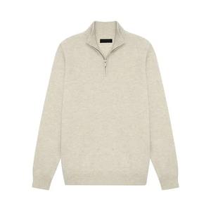 Wholesale Custom 100% Cotton Half <b>Zip</b> Pullover Hoodies Fleece Patchwork Oversized Jogger Sweatshirt for Winter Season - Product Image 3