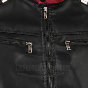 Chaqueta de moto de cuero de venta en línea teñida Lisa Chaquetas de moto de cuero de venta directa de fábrica - Product Image 4