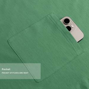 Camiseta Deportiva Ajustada para Hombre con Logotipo Personalizado, Transpirable, de Secado Rápido, Antiarrugas, con Estampado a Cuadros, Cuello Redondo, Impresión Digital - Product Image 6