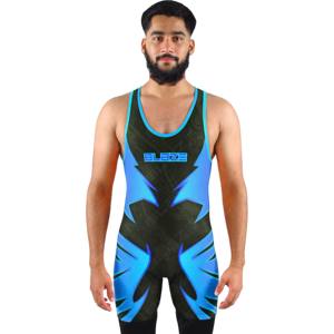 Blaze Fight Wear Compression Fitness de haute qualité BETHERIVAL Custom Pro Polyester Wrestling Singlets - Product Image 4