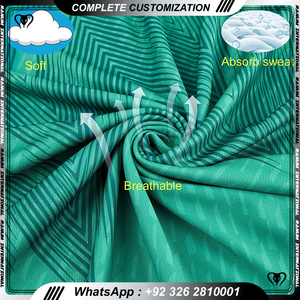Maillot de football respirant unisexe, personnalisable en couleurs et motifs, col rond, imprimé sur mesure, sans manches, toutes tailles - Product Image 3