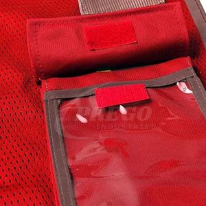 เสื้อกั๊กนิรภัยอเนกประสงค์แบบกำหนดเอง ผ้าฝ้ายระบายอากาศได้ดี ผลิตจากโรงงาน พร้อมโลโก้สะท้อนแสง กันน้ำ ไซส์ใหญ่พิเศษ - Product Image 3