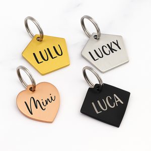 Placas de Identificación Personalizadas para Mascotas, de Metal, Acero Inoxidable, para Grabar - Product Image 6