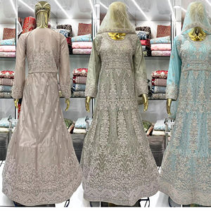 Ropa étnica india larga Anarkali Rasbery Material bordado vestidos para mujeres usan traje elegante con Rasbery Dupatta con trabajo - Product Image 1