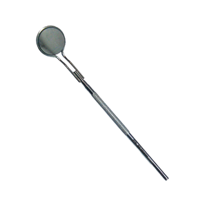 Espejo de examen Dental de acero inoxidable para el cuidado bucal con mango, instrumento quirúrgico Dental de alta calidad - Product Image 1