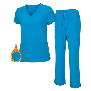 ชุดเครื่องแบบทางการแพทย์สำหรับผู้หญิงชุดเสื้อกางเกงสำหรับพยาบาลแขนสั้น - Product Image 1