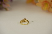 Bague élégante en diamant de laboratoire, taille VS1, certifiée IGI SGL, or rose, bijoux fins, tendance, pour femme, diamant Swaroop