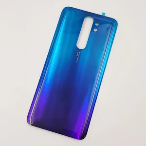 Coperchio della porta posteriore in vetro per Xiaomi <span class=keywords><strong>Redmi</strong></span> Note <span class=keywords><strong>8</strong></span> <span class=keywords><strong>Pro</strong></span> note 9s coperchio rigido della batteria dell'alloggiamento posteriore custodia custodia + adesivo colla - Product Image 4