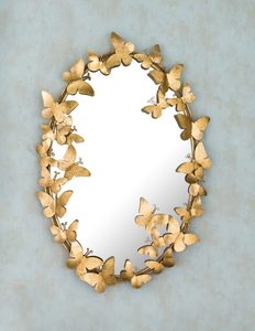 Miroir mural encadré en métal de luxe Décoration de maison unique pour salon Tenture murale élégante - Product Image 2