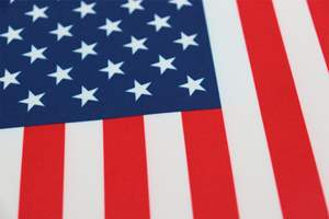 Bandera de presentación de regalo de EE. UU. que se puede usar en todas las áreas, cuerda colgante de tela satinada brillante impresa de alta calidad - Product Image 4