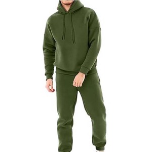 Ensemble de jogging de fitness 2 pièces avec logo personnalisé pour hommes Vente en gros OEM Sweats à capuche pour l'entraînement Vêtements de sport pour le jogging - Product Image 1