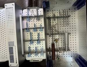 Kit de instrumentos de cirugía ortopédica espinal con manijas retractoras Controladores en estuche - Product Image 6