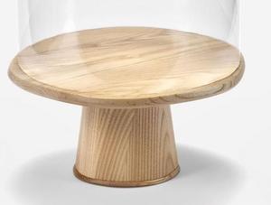 แท่นวางเค้กไม้แบบพรีเมี่ยมพร้อมฐานแข็งแรงทนทานเสื้อเรียบเนียนสำหรับงานแต่งงานวันเกิดหรืองานอีเวนต์พิเศษถาดเค้กหรูหรา - Product Image 3