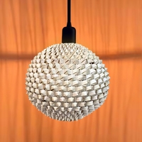 Lanterne murale artisanale vintage en feuille de palmier, lampe traditionnelle moderne pour la décoration intérieure, OEM ODM fabriqué au Vietnam, abat-jour.