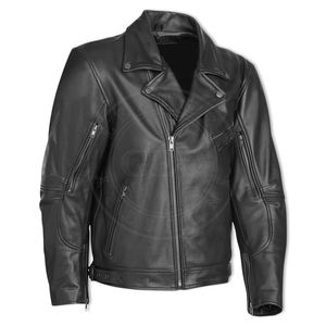 De invierno a prueba de viento de los hombres Moto/Biker de cuero chaquetas - Product Image 1