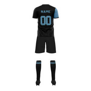 เสื้อฟุตบอลแขนสั้นแบบยูนิเซ็กซ์ โพลีเอสเตอร์ 100% ชุดกีฬาสโมสร พรีเมียม น้ำหนักเบา ยืดได้สี่ทิศทาง แห้งเร็ว ซับเหงื่อ - Product Image 2