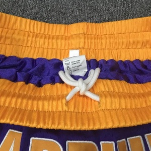 Ustom-pantalones cortos de poliéster para hombre, shorts con logo impreso, hip hop - Product Image 5