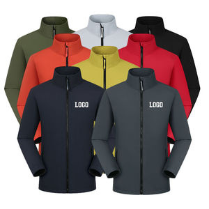Chaqueta Softshell de Estilo Único para Hombre, Novedad de 2025, al por Mayor, Impermeable, Cortavientos, con Tela de Lona, Tinte Liso - Product Image 6