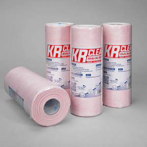 KrClean Chiffons de nettoyage multi-usages non tissés de haute qualité Lingettes en rouleau de cuisine de style uni Fabriquées en usine au Vietnam - Product Image 3