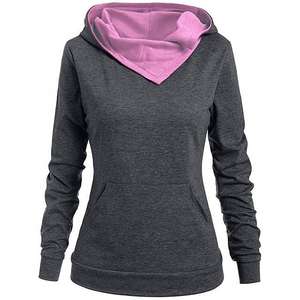 Logo personnalisé surdimensionné sweats à capuche en polaire vierge sans ficelle broderie 500g poids lourd vêtements de rue plaine femmes sweats à capuche - Product Image 6