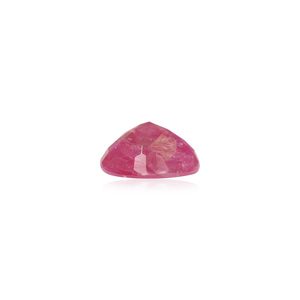 Pierre précieuse naturelle rouge de 7,31 carats, taille émeraude facettée, en différentes formes, hauteur 8 mm, créée en laboratoire et traitée thermiquement - Product Image 2