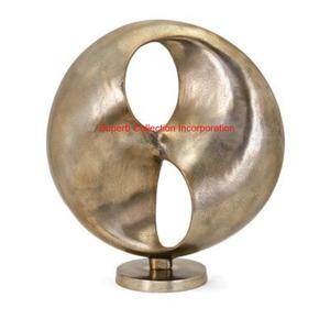 Escultura moderna de caballo de pastoreo abierto, bronce envejecido muy texturizado y acabado dorado metálico, arte Animal para el hogar - Product Image 5