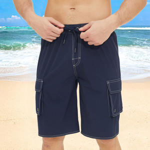 Pantalon short en maille pour garçon 4-20 ans 100% coton Poche élastique décontractée avec décoration à motifs Impression globale pour la collection d'été - Product Image 2