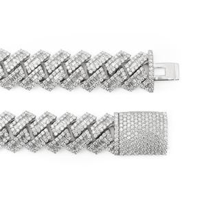 Elegant 10K <b>Rose</b> <b>Gold</b> Cuban Link <b>Chain</b> with Lab Grown Diamonds Luxury Iced Out <b>Necklace</b> Jewelry for Mens Lifestyle Party Fashion - Product Image 6