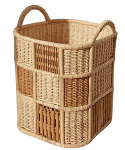 Panier de rangement écologique en rotin naturel de grande capacité Décoration intérieure et organisateur de blanchisserie en vrac - Product Image 4