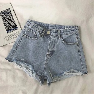 Top Quality Washed Distressed <b>Women's</b> Shorts Stylish Plain <b>Jeans</b> Shorts for <b>Women</b> New Customize Summer Denim Shorts - Product Image 6