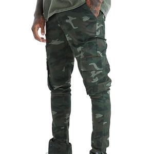 <b>Camo</b> Design High Quality Winter Hot Selling 100% Cotton Material Slim Fit Streetwear Fashionable Pockets <b>Men's</b> <b>Cargo</b> Trousers - Product Image 1