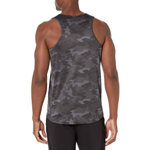 Camiseta sin mangas de poliéster de algodón para hombre ligera de diseño de calidad superior Sudadera con capucha Gimnasio Deportes Muscle Loose Tank Top - Product Image 3