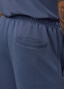 <b>Men's</b> <b>Navy</b> Blue Woolen Acid Vintage Fleece Sweatpants Elastic Waist Drawstring Casual <b>Joggers</b> Side Pockets Midweight Knitted - Product Image 5