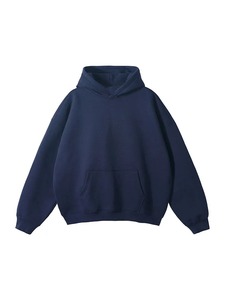 เสื้อฮู้ดจิงโจ้แบบมีเชือกรูดสำหรับใส่เล่นกีฬาฤดูหนาวพิมพ์ลายด้านหน้าแขนสั้นสีพื้นลดพละกำลังใหม่ - Product Image 2