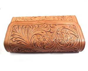 กระเป๋าถือคลัทช์หนังสไตล์วินเทจสำหรับผู้หญิงหรูหราทำด้วยมือคุณภาพสูงสำหรับใส่ไปงานปาร์ตี้สวมใส่ในระดับต่ำมากจาก aaliyan impex - Product Image 3