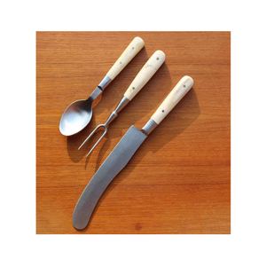 New Designer Handmade Stainless Steel Spoon Bone Handle Crafts Flatware Crafts New Steel Horn Bone Handle Spoon - Product Image 5