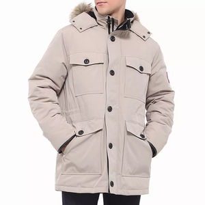 Parka d'hiver épaisse pour homme avec capuche pour homme et femme, imperméable et respirante, coupe-vent, vêtements d'extérieur pour les climats froids et neigeux, devant - Product Image 6