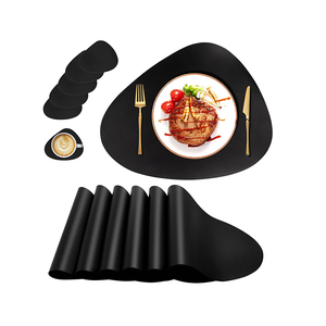 Customized Leatherdining <b>Table</b> Mats Kitchen <b>Dining</b> Leather <b>Table</b> Mat Luxury Leather <b>Placemats</b> with Sale Product Free Sample - Product Image 4