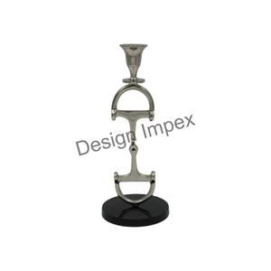 Horse Bit Pillar Candlestick Stand <b>Gifts</b> <b>Sets</b> Shinny Polished Premium Quality Equestrian Style <b>Candle</b> Holder With Base For Sale - Product Image 5