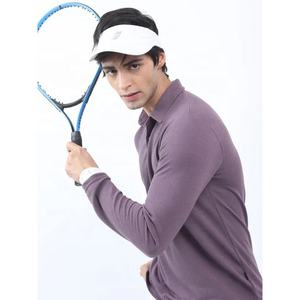 2025 Best New Men's for Polo <b>Shirts</b> Breathable Polyester Spandex <b>Golf</b> <b>Shirt</b> Fast Drying <b>Long</b> <b>Sleeve</b> Plain Blank Solid Knitted Fa - Product Image 2