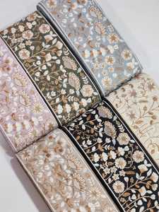 Venta caliente al por mayor de moda estilo de ropa de tela bordada fabricación de ropa de boda telas bordadas - Product Image 3